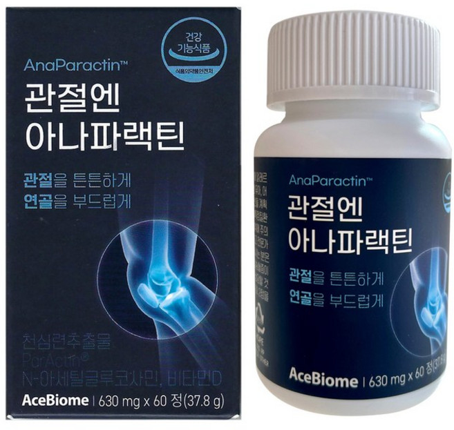 관절엔 아나파랙틴 630mg x 60정, 1개