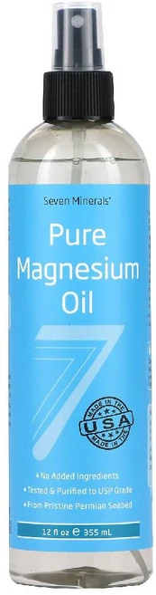 세븐미네랄 순수 마그네슘 오일 355ml(12fl oz), Seven MINERAL 미네랄s, 순수 마그네슘 오일, 1개 - 쿠팡