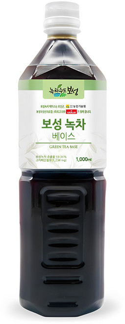 녹차수도보성 녹차 베이스, 1L, 1개