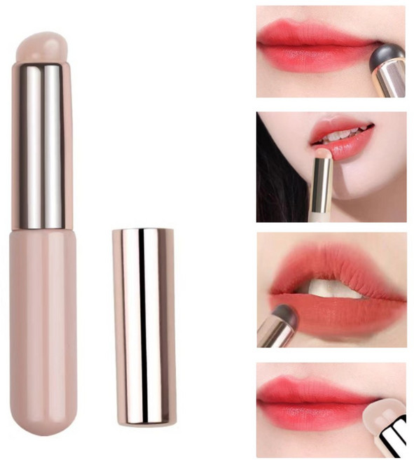 아이코어스 메이크업 실리콘 립 브러쉬, 누디, 1개