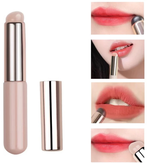 아이코어스 메이크업 실리콘 립 브러쉬, 누디, 1개 - 쿠팡