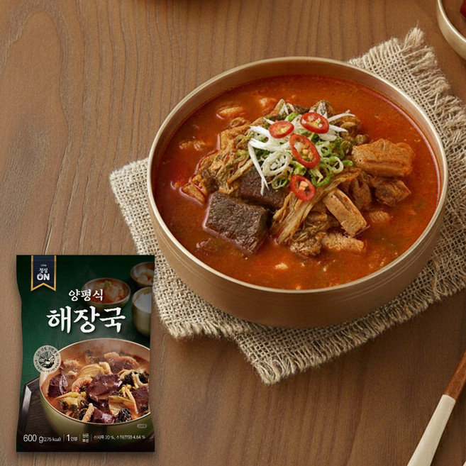 초원식품 정성온 양평해장국 실온, 20개, 600g