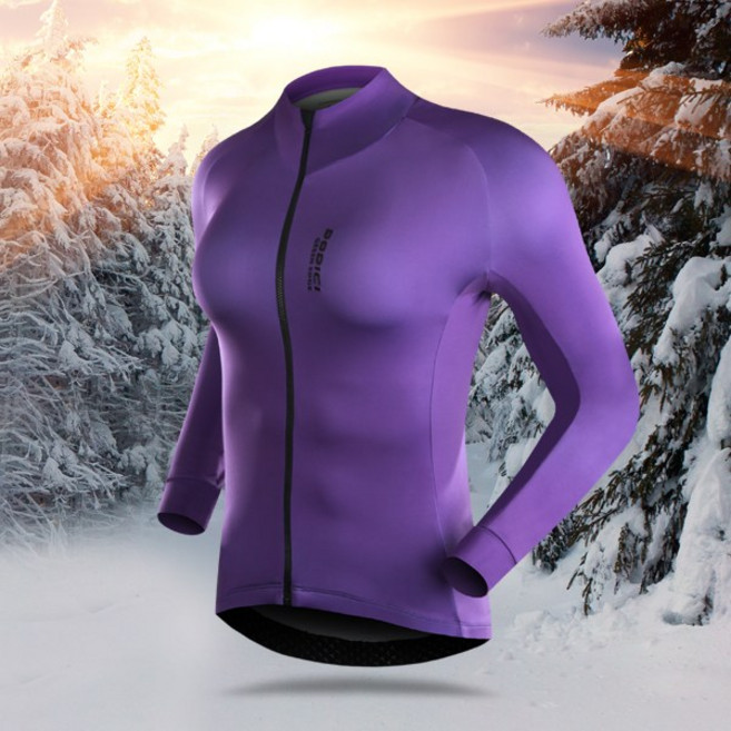 WF다크퍼플 여자기모 자전거의류 여자상의 플리스 져지 쟈켓 겨울 긴팔 동계용