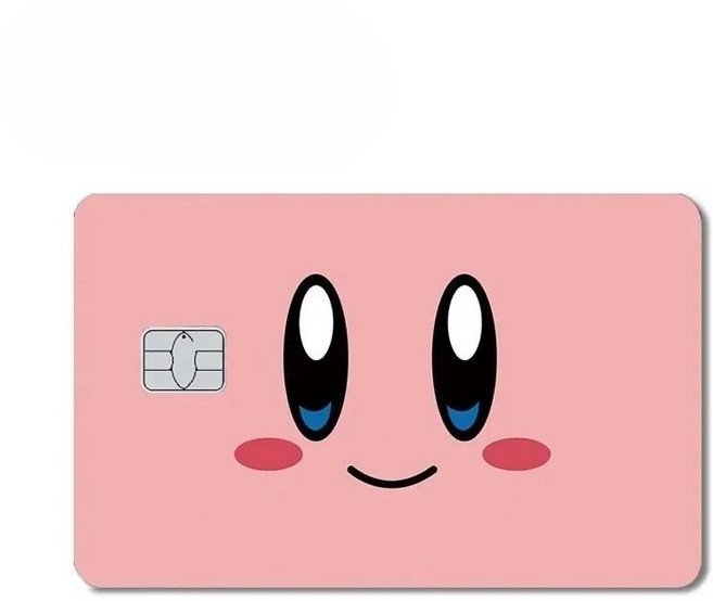 씨플 별의커비 헬로키티 긁힘방지 청소년 어린이 교통카드 신용카드PVC 필름 스킨 스티커, A.별의커비