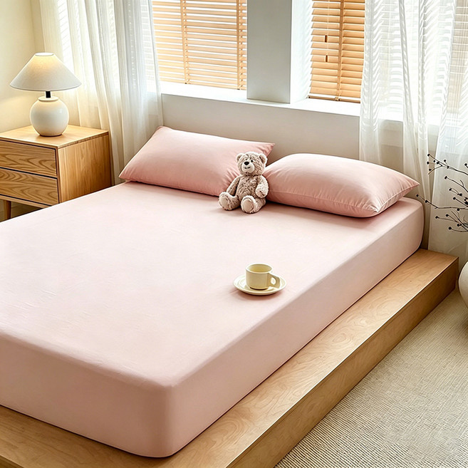 소리프 순면 사계절 매트리스 커버 부드러움 통기성