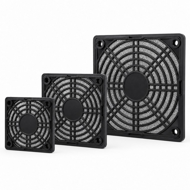 산업용 PC 냉각팬 방진망 쿨러 먼지 필터 그릴, 1개, 상세페이지 참조, 8cm