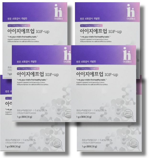 크레논 아이지에프업 성장발달보조 아이하이 노즈픽션, 6개, 30정