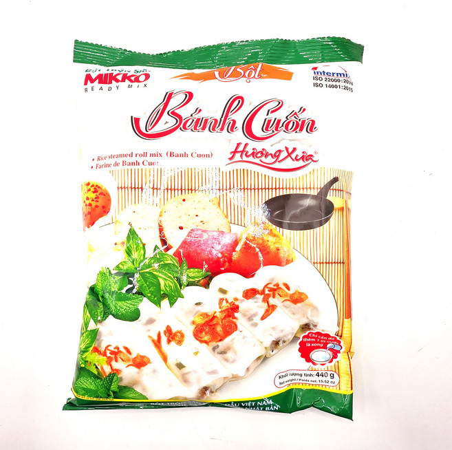 베트남 미코 봇 반쿠온 라이스 스팀 롤 믹스 mikko bot banh cuon worldfood, 1개, 440g