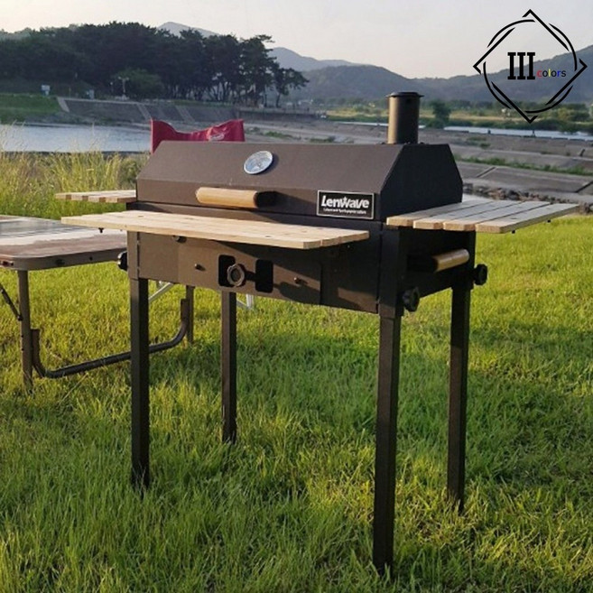 야외요리 바베큐그릴 숯불구이 가족 육각 캠핑 고열효율, 1개