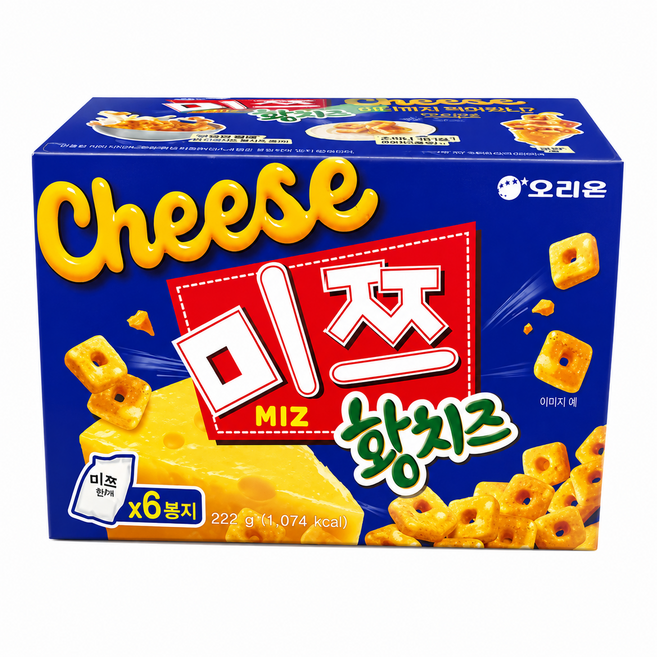 오리온 미쯔 황치즈, 222g, 1개