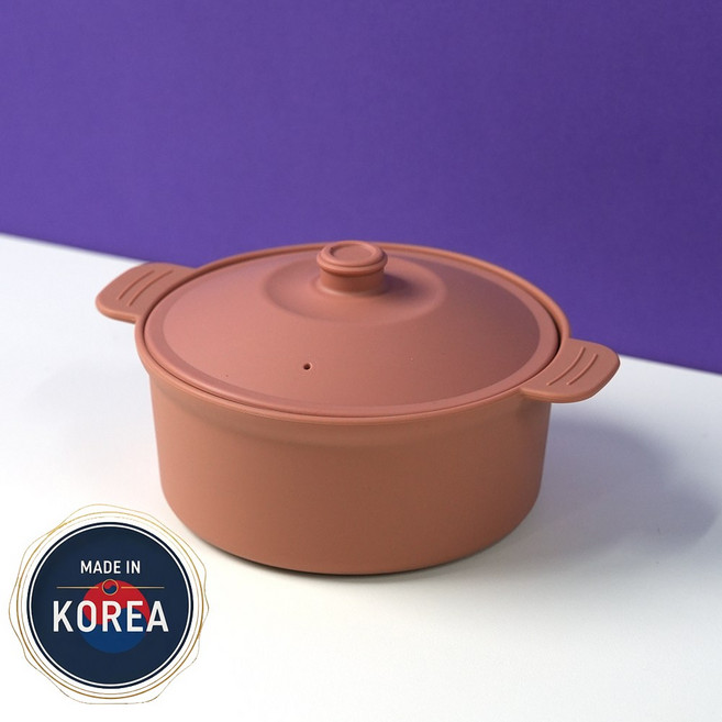 꿈꾸는 리빙 다용도 국산 실리콘 계란찜기 전자레인지 라면용기 중형 원형 600ml, 1개, 피치베이지
