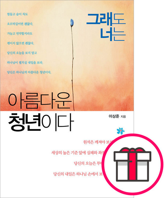 그래도 너는 아름다운 청년이다 + 말씀카드 5종 세트 증정, 단품