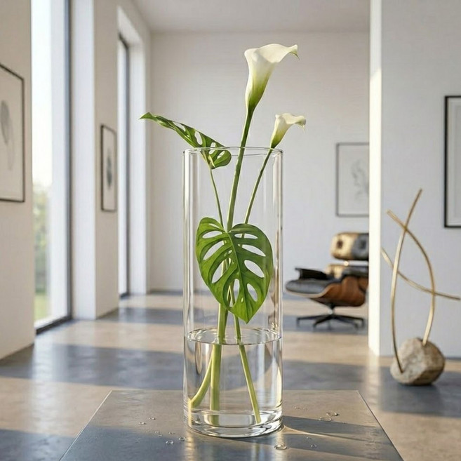 80factory 안깨지는 투명 화병