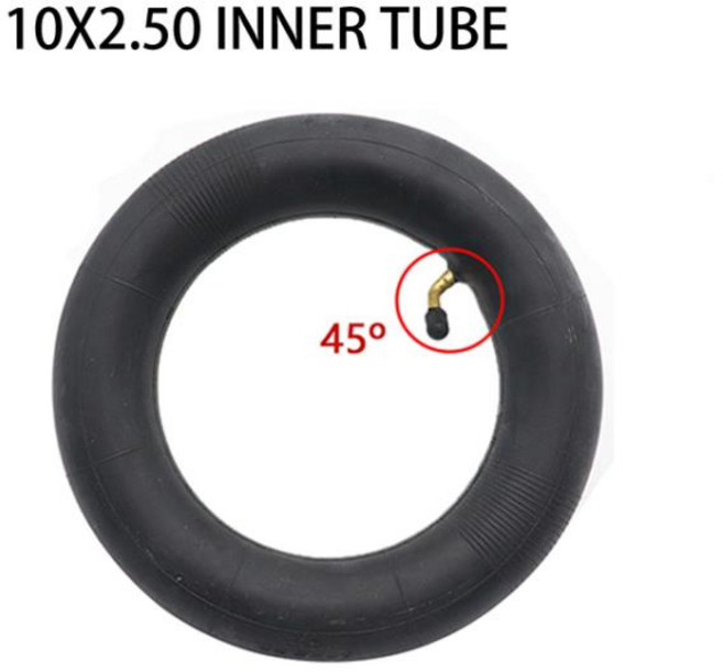 125 타이어 내부 카메라 전기 스쿠터 자동차 10x2.50 부품 8 10 인치 200x50 10x 2 2, [16] 10x2.50 45 inner, 1개