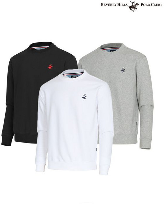 비버리힐스폴로클럽 남여 베이직 크루넥 맨투맨 티셔츠 5종택1