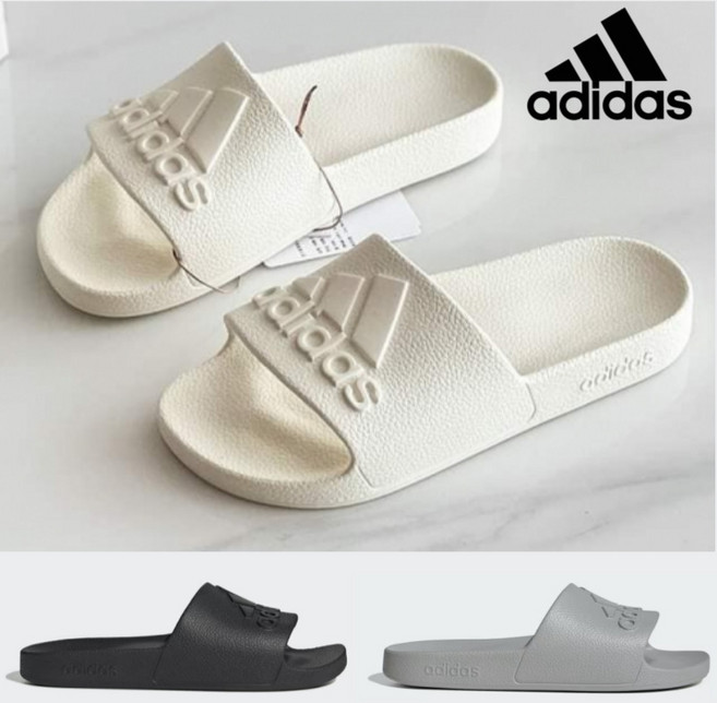 국내매장판 아디다스 아딜렛 아쿠아 슬리퍼 남여공용 여름 바캉스 물놀이 여행 신발 실내화 사무실 작업