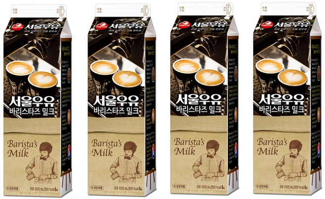 서울우유 바리스타즈 밀크, 1L, 2개