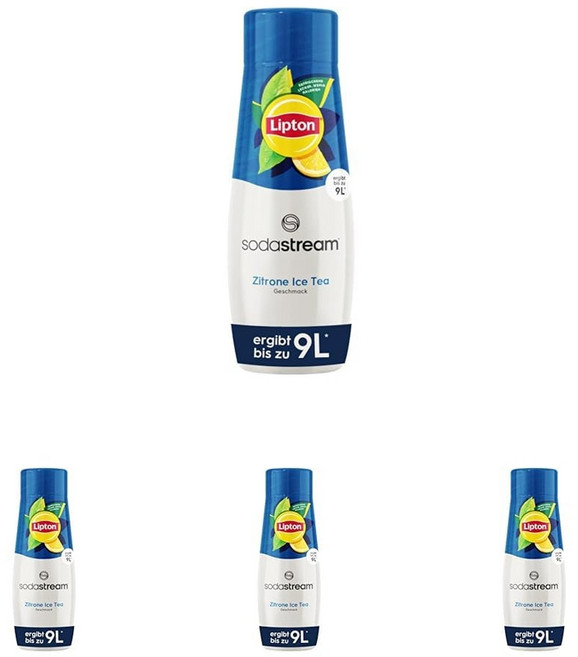 소다스트림 립톤 아이스티 레몬 시럽 440ml x 4팩, 4개