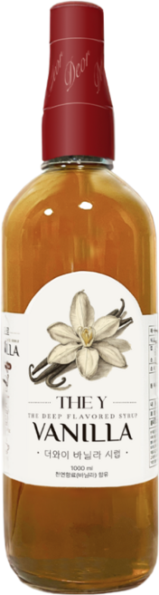 더와이 바닐라시럽 씨드첨가, 1개, 1L