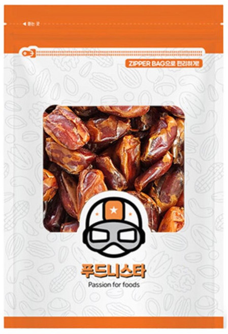 건 대추 야자 씨없는 만수르 간식 2kg(1kg+1kg) 반건조 말린 통관 당일발송 배송, 1세트