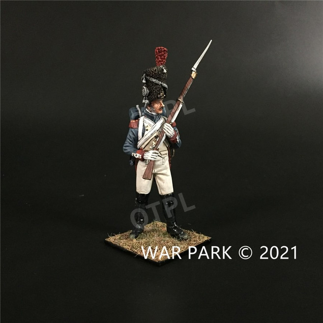 1:30 워파크 나폴레옹 근위병 메탈 피규어 근대전 디스플레이 수집용 밀리터리 모형, NP007, 1개