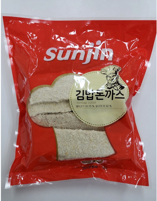 선진 김밥돈까스 1.7kg (85g x 20개입) x 6개