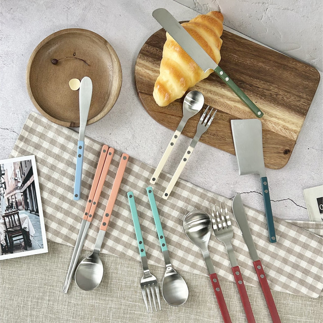 몽블랑 보겐 쌍띠에 커트러리 양식기 모음, 젓가락, 스카이, 1개