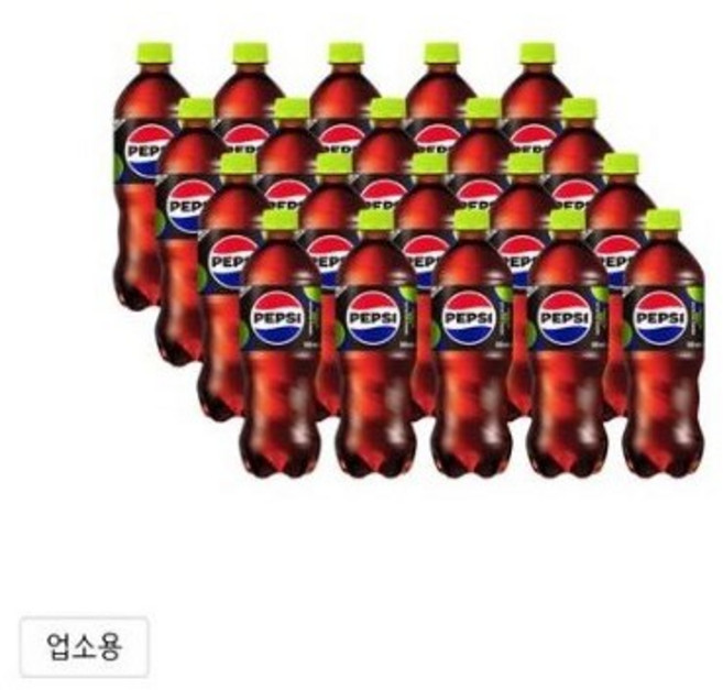 펩시 제로 슈거 라임향, 500ml, 20개
