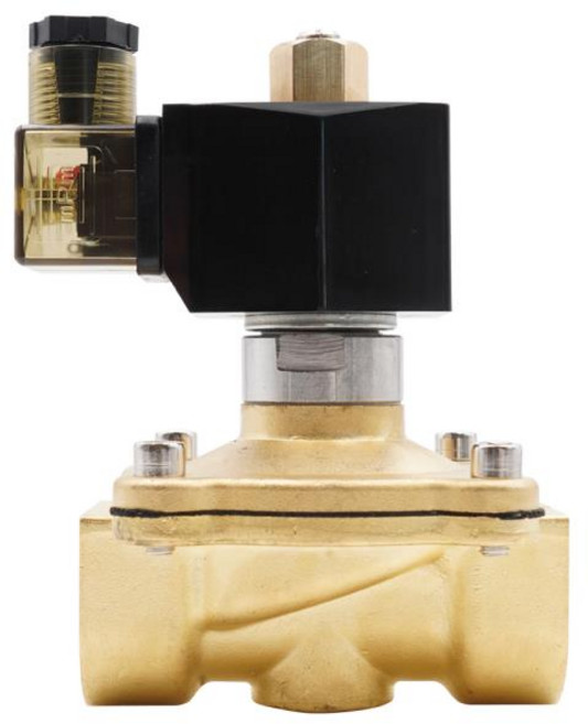 황동 상시 개방 솔레노이드 밸브 G3/8 인치에서 G2인치NBR EPDM VITON 도장 AC220V DC12V 24VIP65 고온 내, 03 NBR, 01 DC 24V, 02 1/2인치