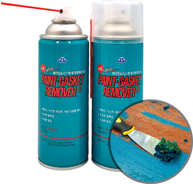 페인트제거제 가스켓 도장 바니쉬 타일본드 제거 페인트리무버, 2개