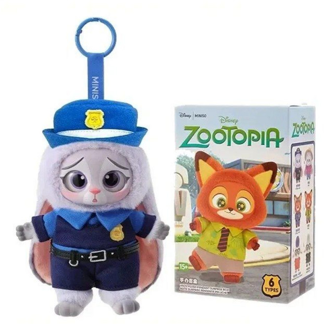 주토피아 박스 비닐 피규어 인형, I With BOX