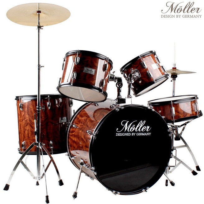 5구 드럼 풀세트 입문용 연습용 동호회 교회 학교 5기통, 우드