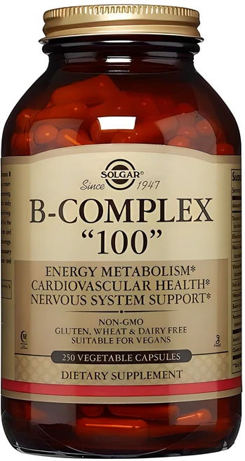 Solgar B-Complex "100"솔가 B-콤플렉스 "100" 250정, 1개 - 쿠팡