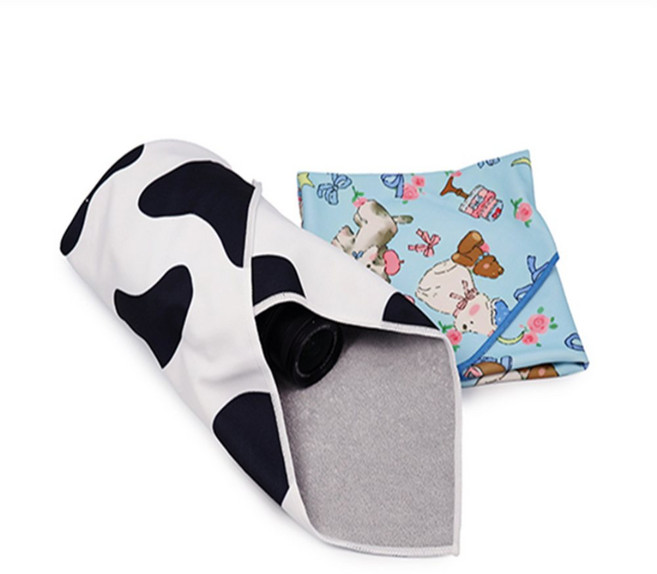 zazacnamu 자가점착 매직 보자기 포장용보자기, 얼룩무늬