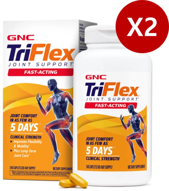 GNC 지엔씨 트라이 플렉스 패스트액팅 240정, 2개 - 쿠팡