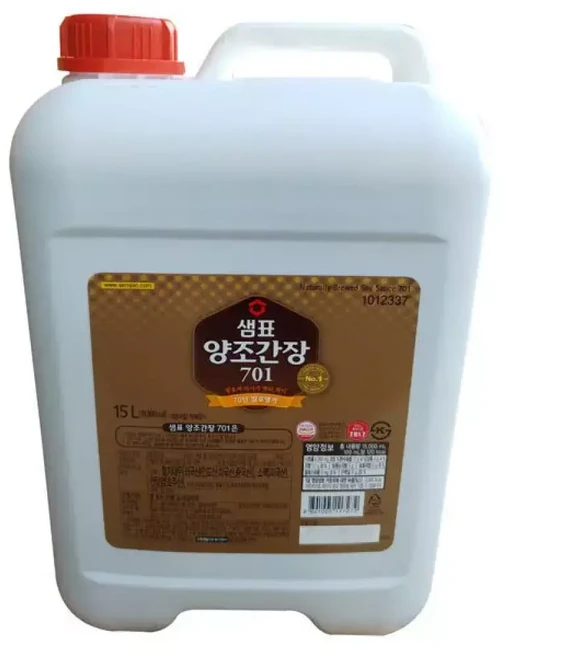 샘표 양조간장 701, 1개, 15L