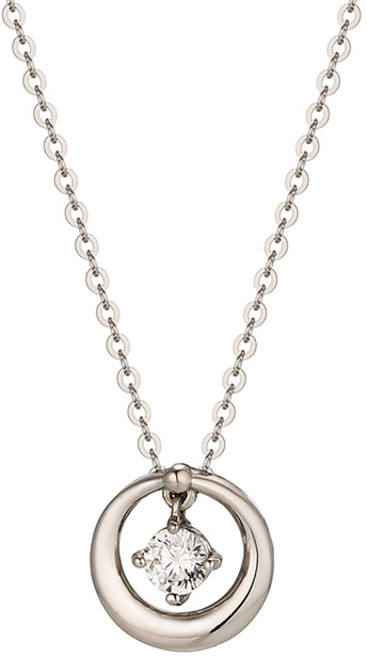 [한빛쥬얼리] 14K 트윙클 라운드 1부 다이아몬드 목걸이