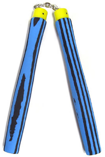 청줄 스폰지 쌍절곤 A-6, 검정/파랑, 1개