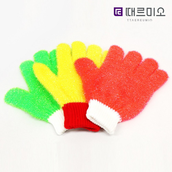 때르미오 수세미장갑(손가락형) / 색상랜덤배송, 1개, 1개