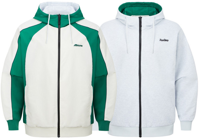 [백화점] 미즈노 리버시블 양면 후드 바람막이 자켓 32YE4550