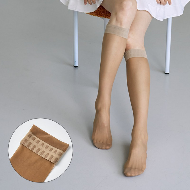 국내생산 미끄럼방지 고탄력 판타롱 스타킹 2켤레