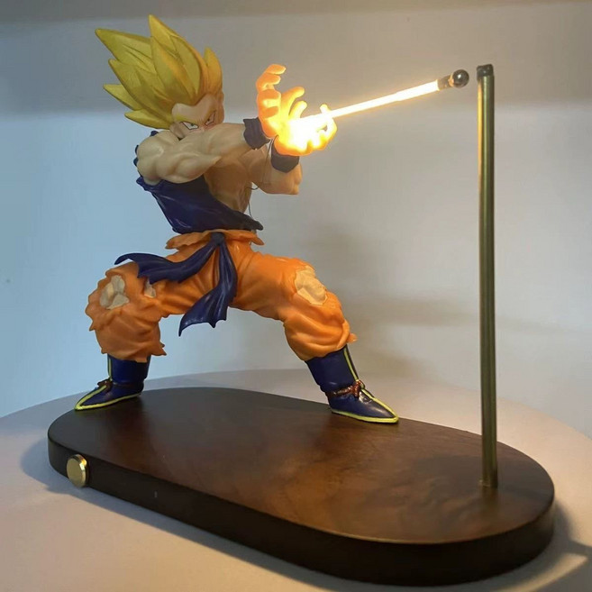 원기옥 기공파 손오공 전등 LED등 인테리어조명 캐릭터조명 실내조명 장식등 무천도사 짱구, 1개, 손오공 나무