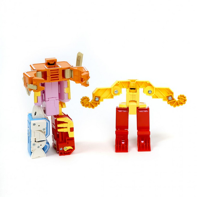 옆집샵 합체 로봇 알파벳 변신 로보트 든든한 지원군 4단 합체 어린이 장난감, 1개, 상세페이지 참조