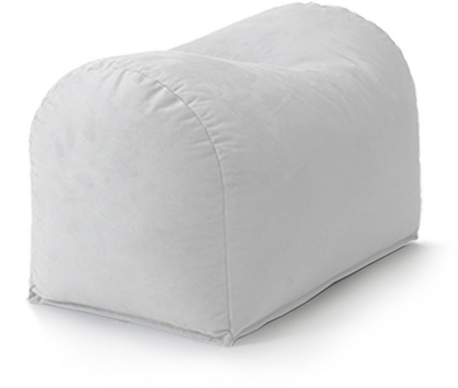 보니타 컨버젼 스웨이드 풋스툴 발스툴 발빈백 ST05 발받침대, 포그, 1개