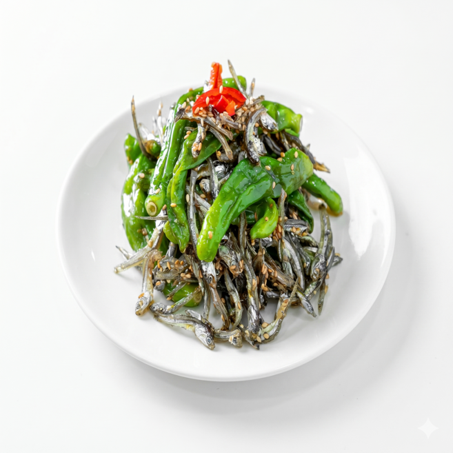 [오수연푸드] 수제반찬 꽈리고추멸치볶음, 200g, 1개
