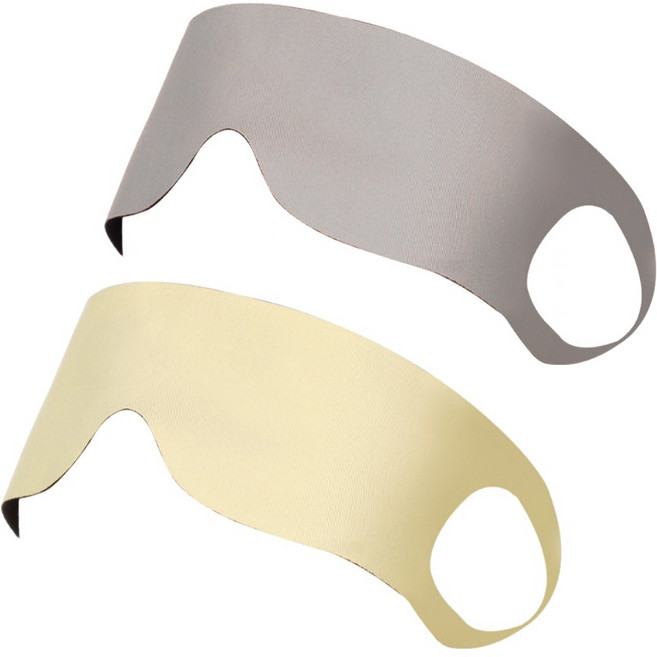 쿨링17 1+1 얇은 여름용 초경량 가벼운 씬 수면 암막안대