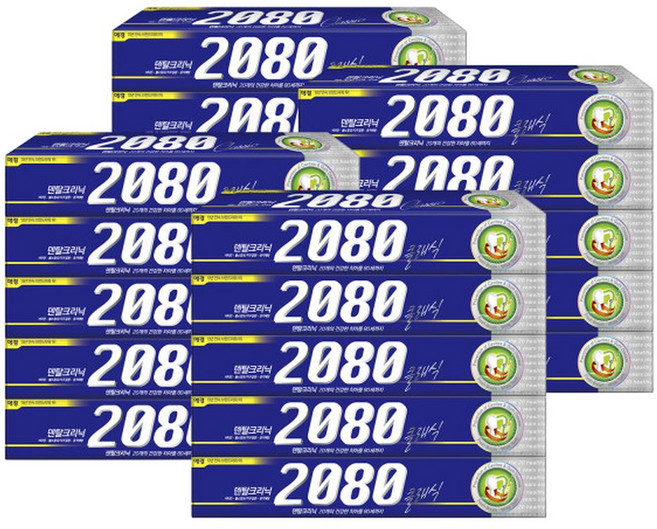 2080 클래식 치약 170g x 20개