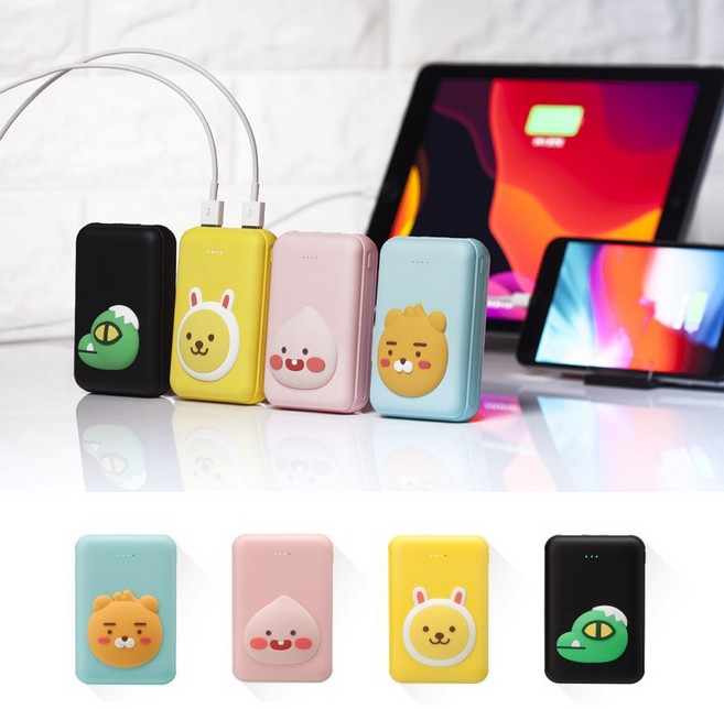 카카오프렌즈 리틀 포켓 보조배터리 10000mAh, 리틀어피치