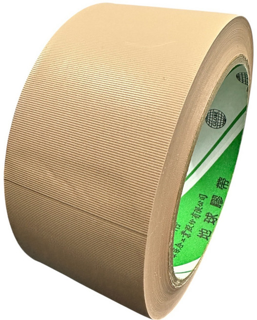 地球牌PVC厚皮布紋膠帶60mm*30y 手撕膠帶 易撕膠帶 遮蔽膠帶 保護板膠帶, 60mm30y棕色, 60個
