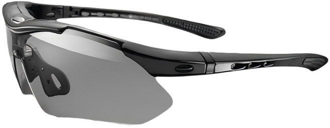 락브로스 0089 변색 자전거 고글 10143, 블랙